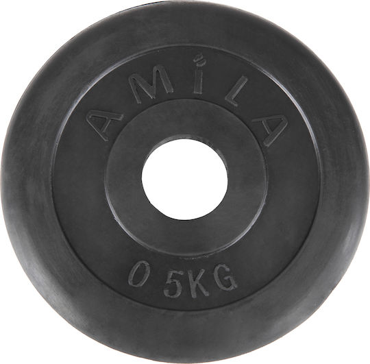 AMILA Δίσκος Λαστιχένιος 1 x 0.5kg Φ28mm