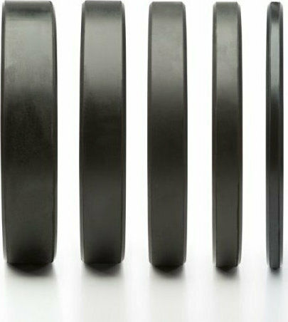 Optimum Set of Plates Olympic Type Rubber 1 x 5kg Φ50mm