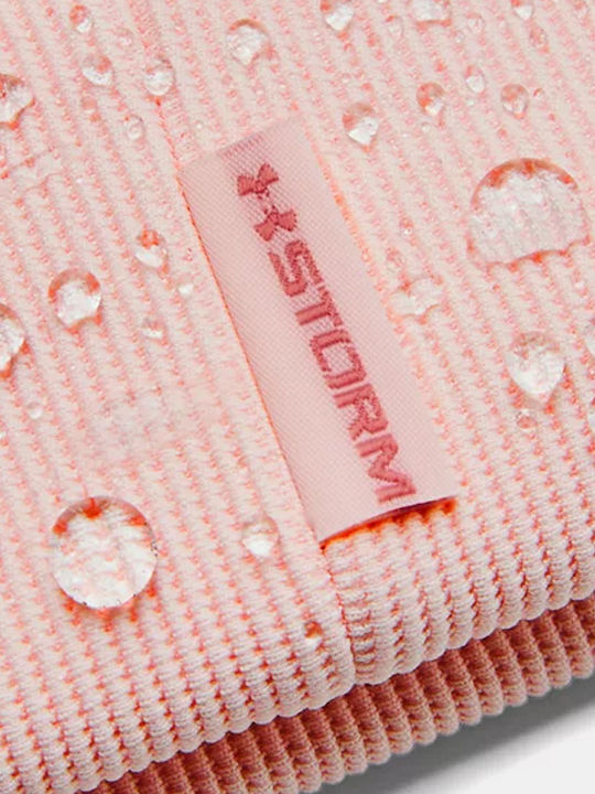 Storm Micro Fleece Beanie Cap Pink 1365930-685