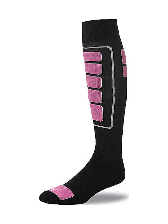 Xcode Ski & Snowboard Socks Pink 1 Pair Black/Pink