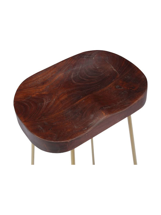 Stool Bar Wooden Gavin Coffee 2pcs 45x40x62cm