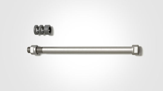 Tacx Fahrradtrainer-Zubehör E-Thru-Trainerachse für Classic Trainer 12 mm