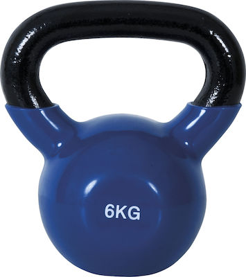 Amila Kettlebell Βινυλίου 4kg Κίτρινο