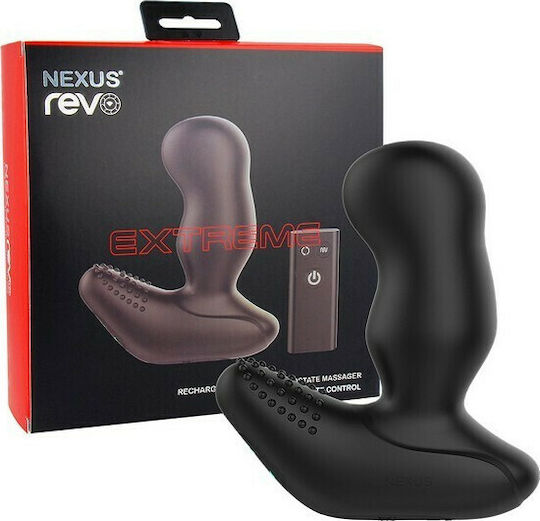 Nexus Revo Extreme Noir Analvibrator mit kabelloser Funktion Schwarz