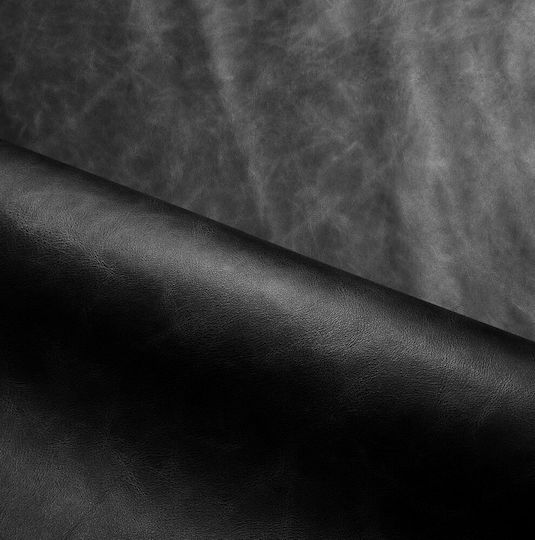 iCarer Oil Wax Umschlag Rückseite Leder Schwarz (iPhone 12 Pro Max)