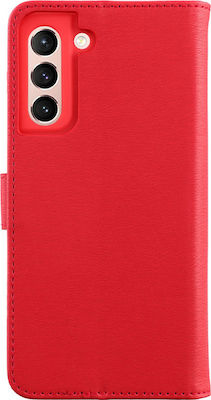 Volte-Tel Allure Magnet Synthetic Leather Wallet Red (Galaxy S21 5G)