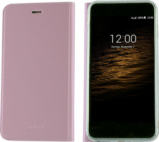 Idol 1991 Prime Magnet Book Δερματίνης Ροζ Χρυσό (iPhone SE 2022/2020)