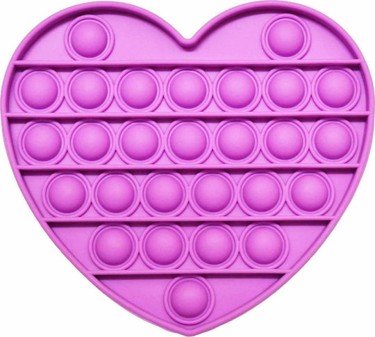 Pop it Fidget Herz Silikon Lila