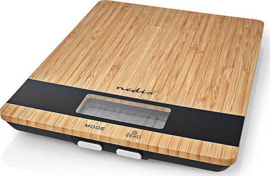 Nedis Ψηφιακή Ζυγαριά Κουζίνας έως 5kg Καφέ