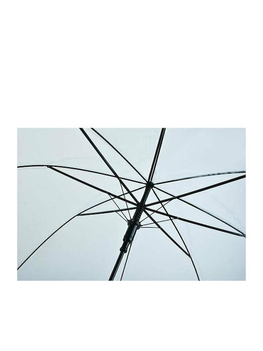 Malatec Automat Umbrelă de ploaie cu baston de mers pe jos Transparentă