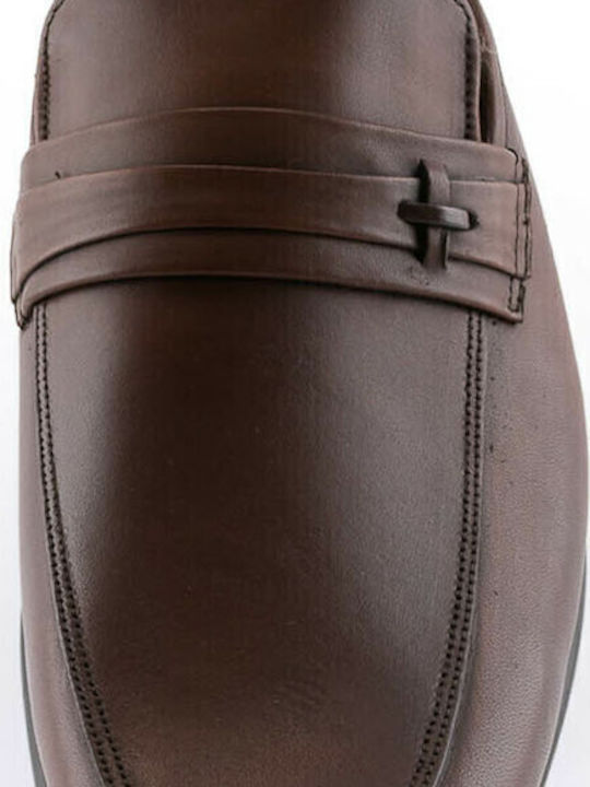402 Men's Leather Loafers Tabac Brown