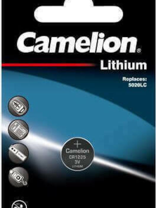 Camelion Μπαταρία Λιθίου Ρολογιών CR1225 3V 1τμχ