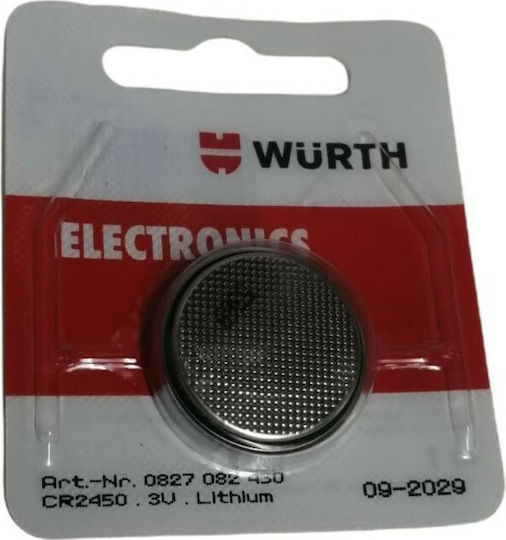 Wurth Batterie Lithium für Uhren CR2450 3V 1Stück