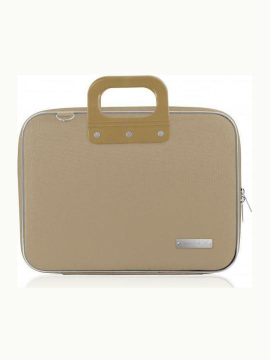 Bombata Mediobombata Nylon Чанта за Рамо / Ръчна 13" Бежов