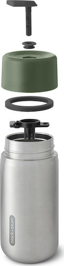 Black+Blum Glass Thermos Stainless Steel 340ml Silver