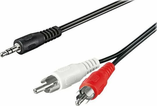 Goobay Goobay 3.5mm Jack Cable - RCA Male Black 1.5m
