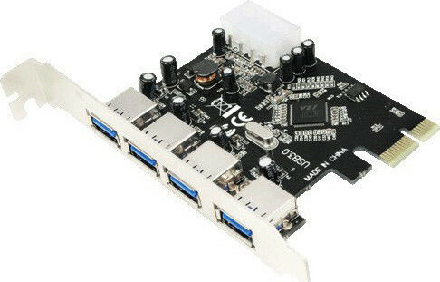 LogiLink Κάρτα PCIe σε 4 θύρες USB 3.0