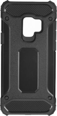 Hurtel Tough Armor Synthetic Back Cover Durable Black (Galaxy S9)