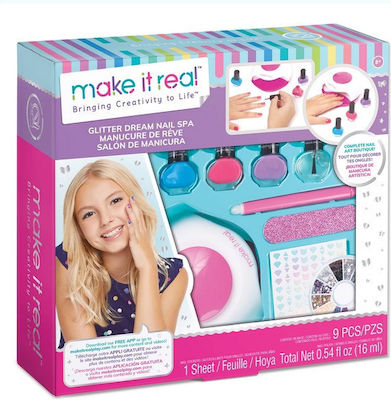 Make It Real Glitter Dream Nail Spa Manicure Toy 2462