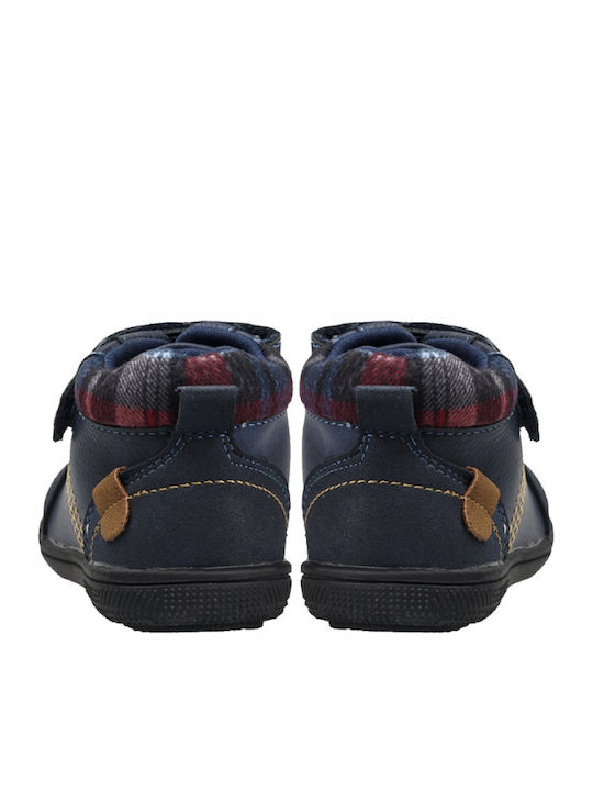 Touiti Kids Leather Anatomic Boots Blue