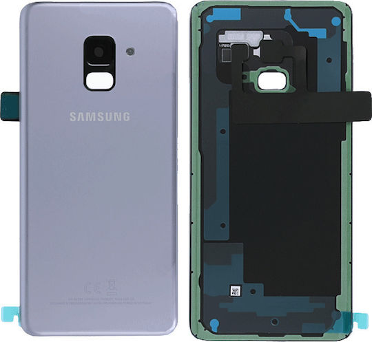 Samsung Replacement Back Cover Gray Orchid Grey for Galaxy A8 2018