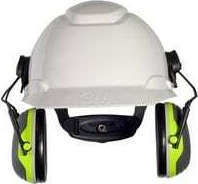 3M X4P3E Hi-Viz Earmuffs for Helmet