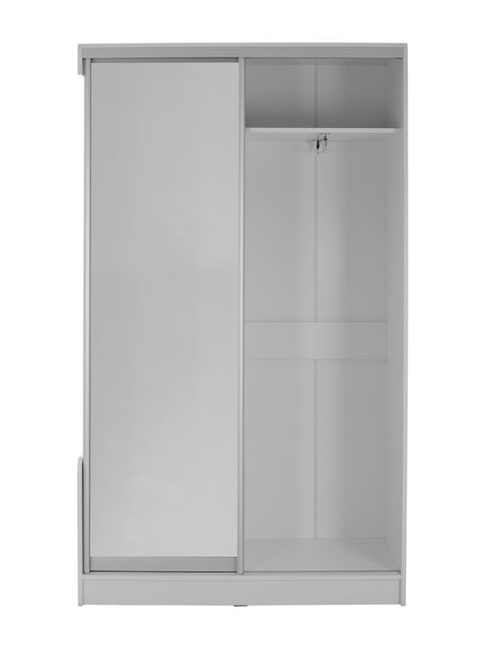 Dulce Eingangsmöbel mit Spiegel / Garderobe / Schuhschrank & Schrank White 118x45x210cm