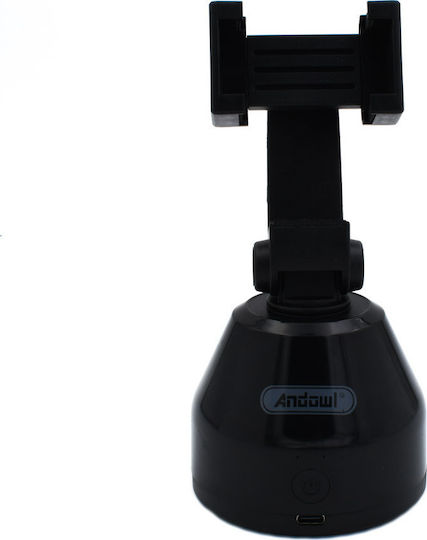 Andowl Q-L206 Mobile Phone Stand with Face Detection in Black Colour