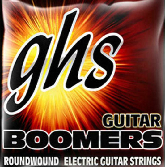 GHS Strings Boomers 6-String Set of Nickel Plated Steel Electric Guitar Strings 11 - 50 Inches Medium