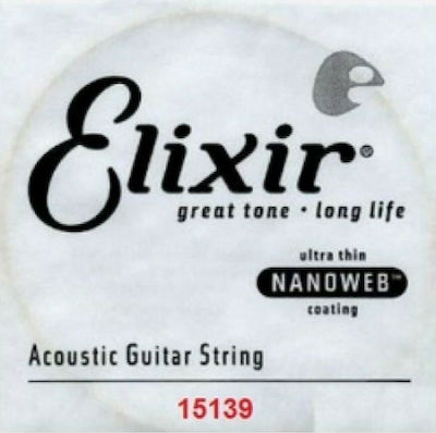 Elixir Single Bronze String for Acoustic Guitar 15139