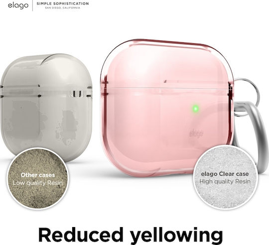 Elago Hang Silicone Case with Keychain Lovely Pink for Apple AirPods 3