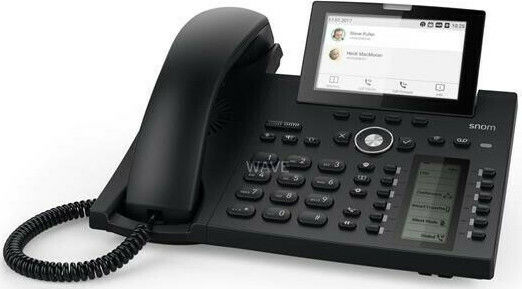 Snom D385 Ενσύρματο Τηλέφωνο IP 12 γραμμών Μαύρο