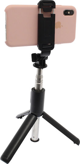 Techsuit Q01 Selfie Stick Cell Phone Tripod Bluetooth Black