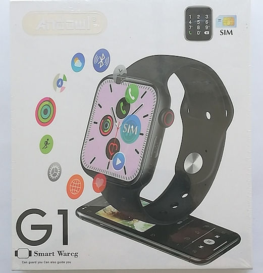 Andowl G1 Smartwatch (Negru)