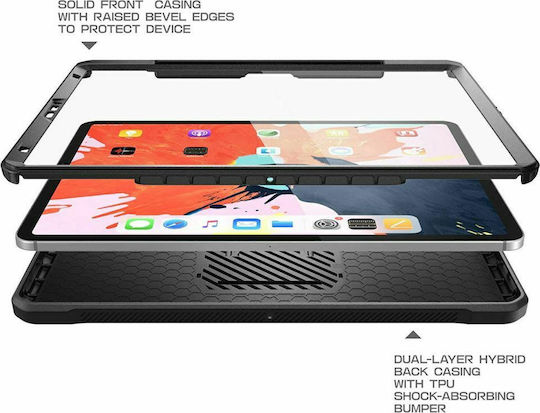 Supcase Unicorn Beetle Pro Back Cover Ανθεκτική Μαύρη (iPad Pro 2021 12.9")