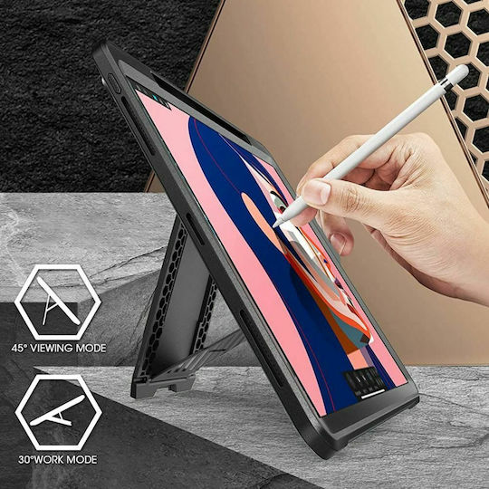 Supcase Unicorn Beetle Pro Back Cover Ανθεκτική Μαύρη (iPad Pro 2021 12.9")