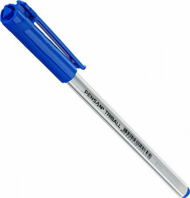 Pensan Triball Pen Ballpoint 1mm with Blue Ink