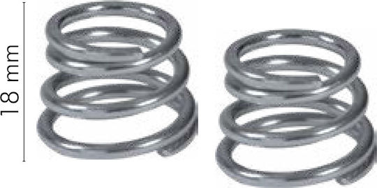 Nir Italia Short Conic Shaped For Rods Short Conic Shaped For Rods Stabfeder για Ποδοσφαιράκι 16mm Tischfußball Stangenfeder 1Stück