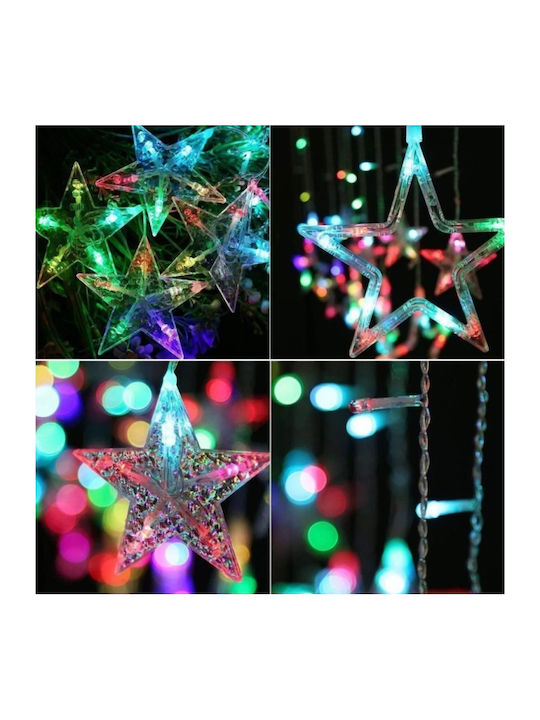 Lămpițe LED 3.3m. Multicolore tip Perdea 1buc