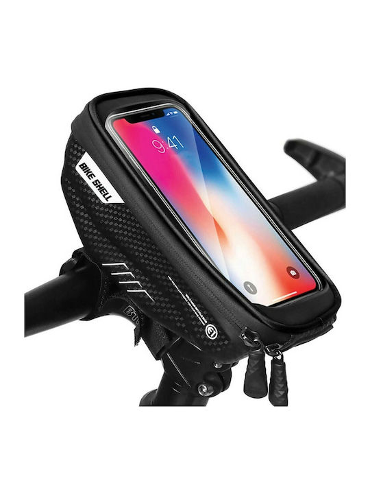 Ototop Shell E1 Τσαντάκι Τιμονιού Ποδηλάτου Μαύρο 6684OT190/OTO