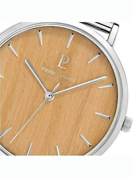 Pierre Lannier Nature Women's Watch with Silver Metal Bracelet
