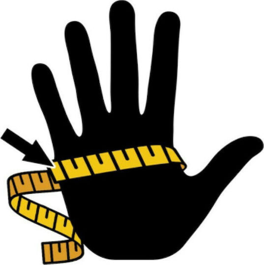 Predator Γάντι Μπιλιάρδου Μαύρο Glove Second Skin Black/Yellow S/M 1τμχ 12202