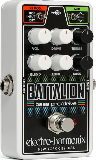 Electro-Harmonix Nano Battalion Πετάλι Preamp Ηλεκτρικού Μπάσου
