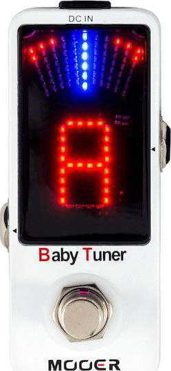 Mooer Baby Chromatic Pedală Tuner Instrumente electroacustice, Chitară electrică și Bas electric