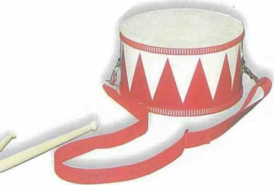 Next Wooden Drum 10x20x20cm Red
