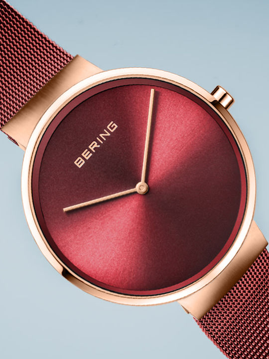 Bering Time Classic Ρολόι Μπαταρίας με Μεταλλικό Μπρασελέ