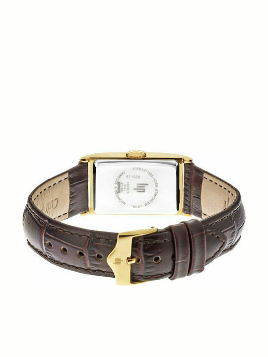 Lip Watches Ρολόι Μπαταρίας με Δερμάτινο Λουράκι