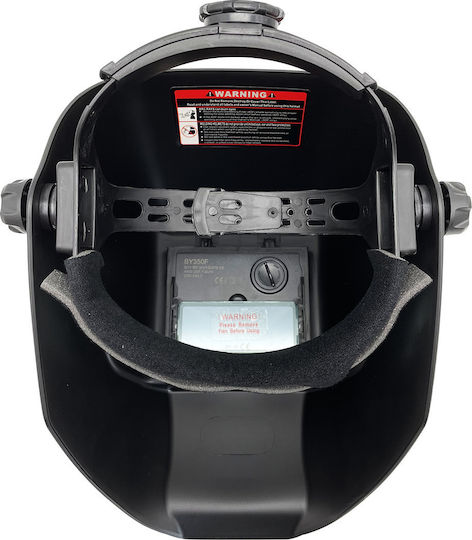 CET Aloe-350F Welding Helmet with 92x42mm Visual Field Black