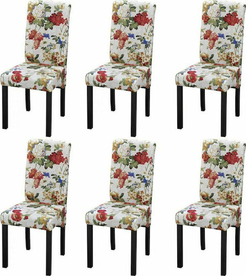 Scaune Sala de mese Multicolore 6buc 42x55.5x96buc