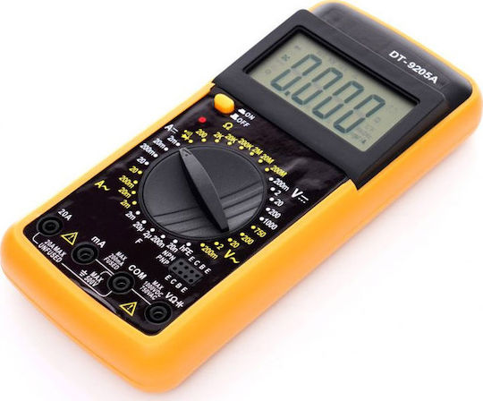 Kraft & Dele Digitales Multimeter mit AC / DC / Widerstand / Kapazität / Temperaturmessung KD11404